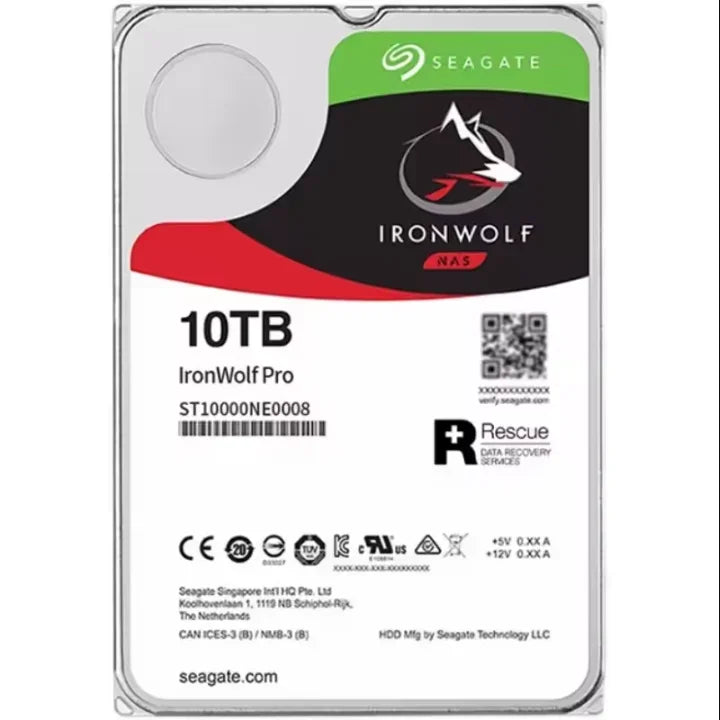For Seagate IronWolf Pro 3.5" SATA OEM HDD, 4TB–16TB