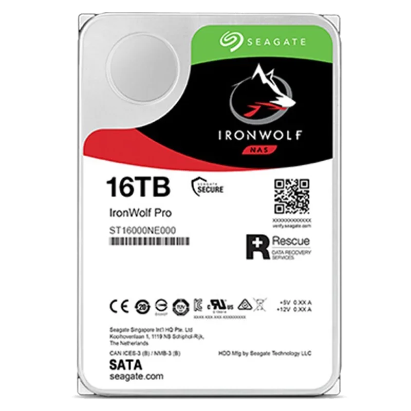 For Seagate IronWolf Pro 3.5" SATA OEM HDD, 4TB–16TB