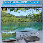 Navceker 4K 240Hz DP 2.1 KVM Switch
