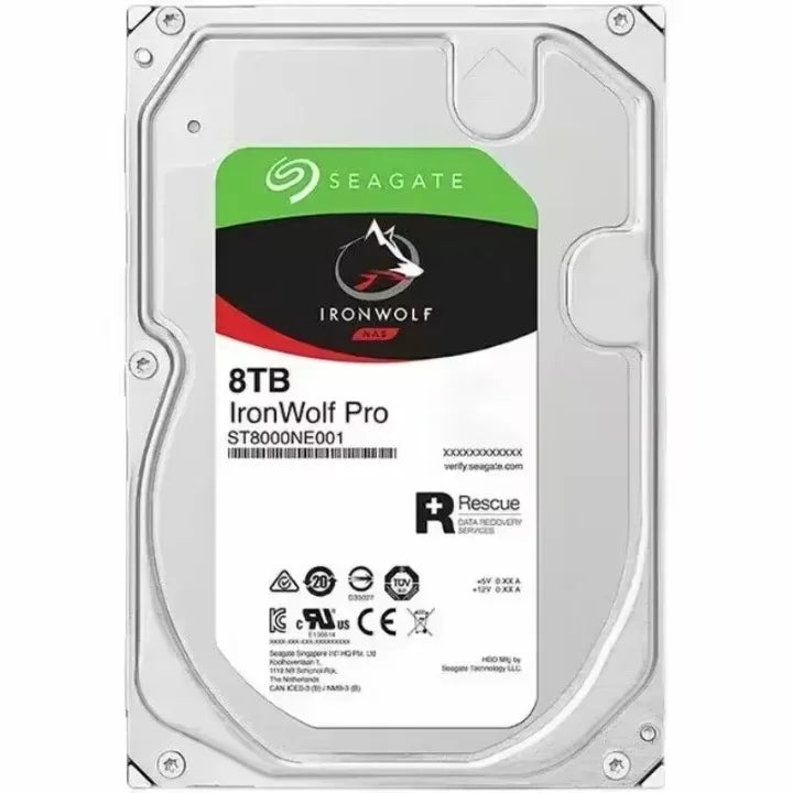 For Seagate IronWolf Pro 3.5" SATA OEM HDD, 4TB–16TB