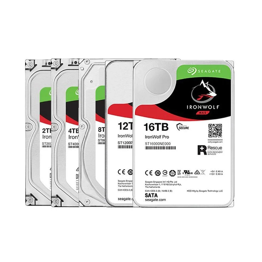 For Seagate IronWolf Pro 3.5" SATA OEM HDD, 4TB–16TB