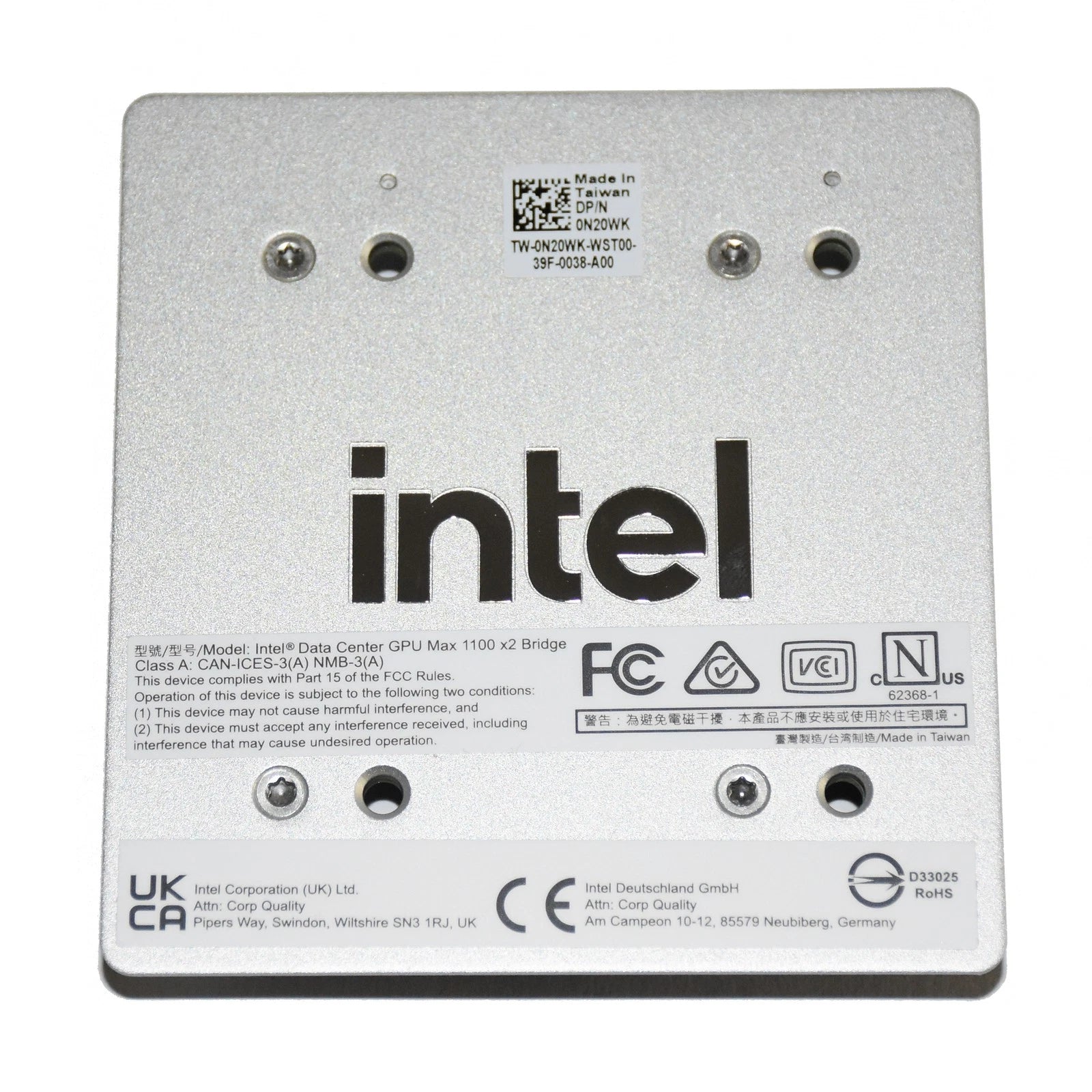Intel Data Center 1100 GPU Max Interconnect